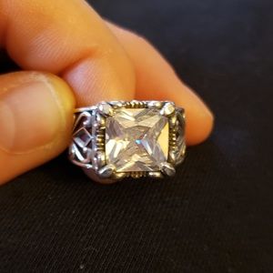 Silpada Princess-Cut Sterling Silver Ring